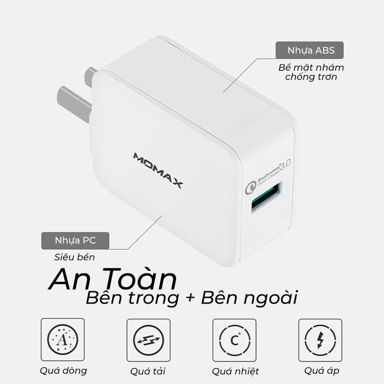 Adapter Củ Sạc Nhanh 18W 03